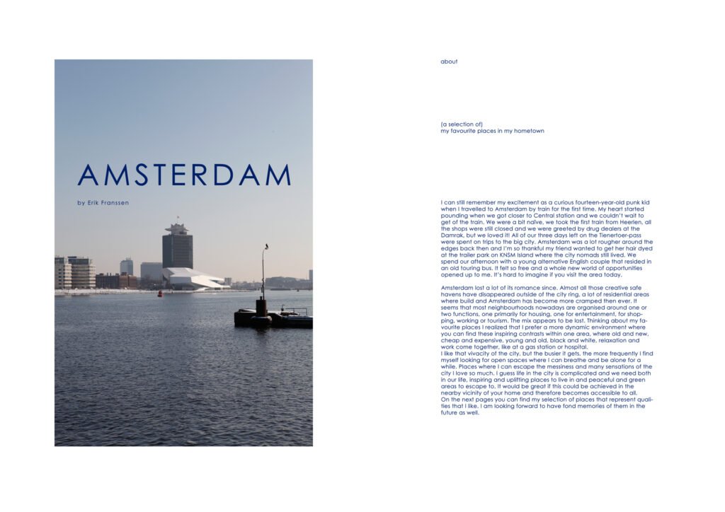 Favourite places Amsterdam by Erik Franssen Landscape Garden and Urban designer