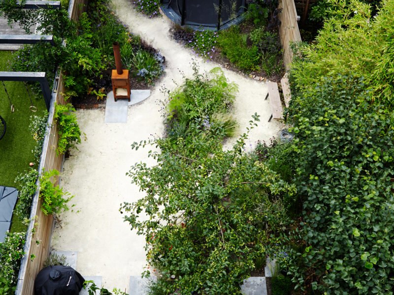Garden design Amsterdam birdview